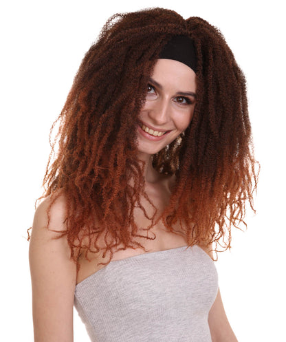 Wigs2youハロウィンパーティープレミアムレディースH-1963 美しい見た目のデラックスドレッドロックヘッドバンド付きウィッグ