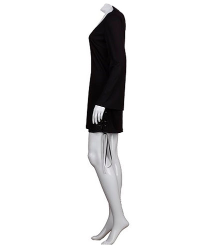 大人の女性の JCO-005 エッチな修道女の衣装 ブラック ハロウィン衣装