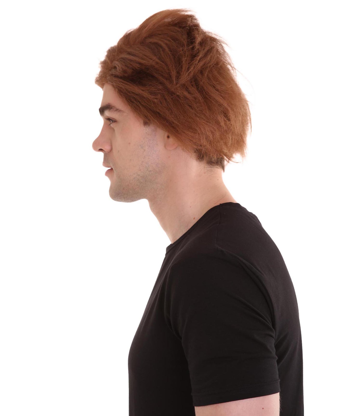 シンガー 男性用 H-1546 ウィッグ ブラウン セレブリティ ウィッグ プレミアム通気性キャップレスキャップ