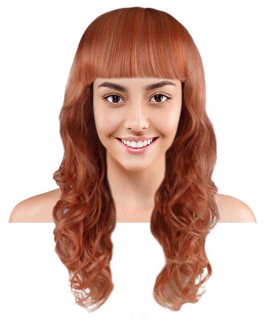 Wigs2you ハロウィンパーティープレミアム H-827 バットマン 女性ジョーカーウィッグ ピーチ色