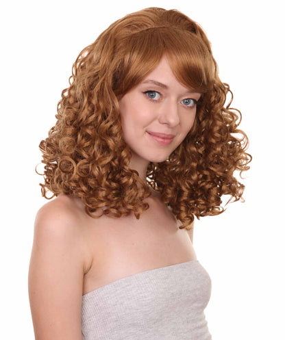 レディース ミス・チーヴァス ハーレークインウィッグ H-4647 マルチカラー TV/映画ウィッグ プレミアム通気性キャップレスキャップ