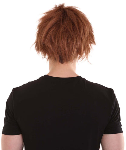 シンガー 男性用 H-1546 ウィッグ ブラウン セレブリティ ウィッグ プレミアム通気性キャップレスキャップ