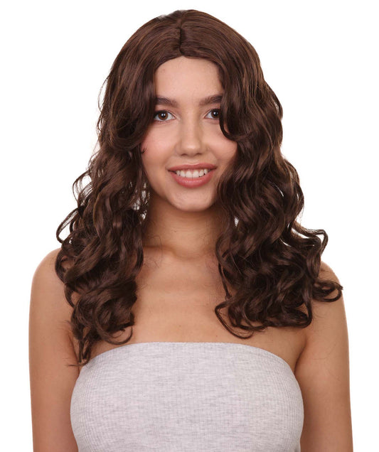 Wigs2you ハロウィンパーティー プレミアム レディース H-1107 とても着け心地の良いアリスウィッグ 鏡の国のアリス ブラウン色