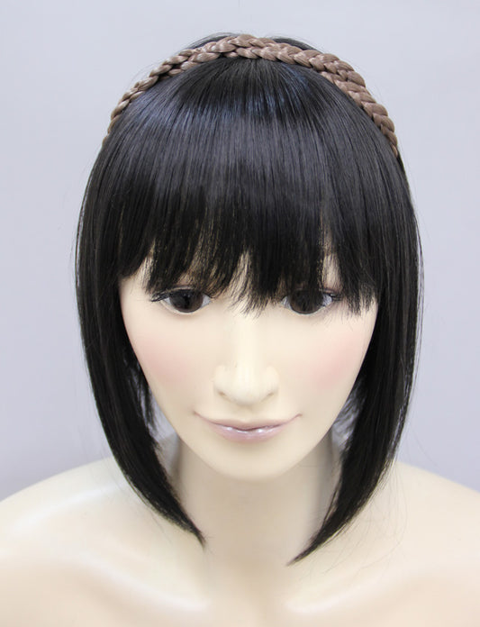 レディースファッション W-8210 アッシュブラウン ヘアアクセサリー 合成繊維