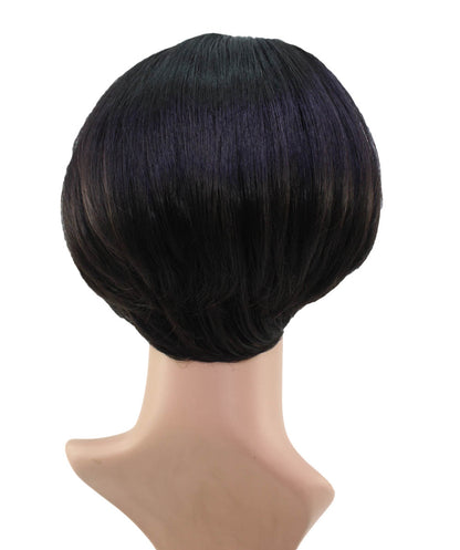 "耐熱商品☆ショートでも可愛くオシャレに♪ 丸みのあるシルエットが綺麗なショートボブスタイル♪ ウィッグネット付き♪W-554 "