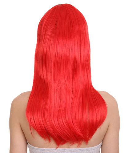 Wigs2you ハロウィンパーティープレミアムレディース H-1036 とても快適なグラマーグリーンウィッグ レッドカラー