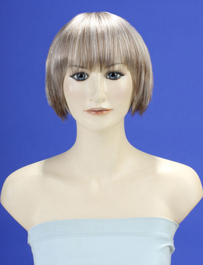 ハロウィンパーティープレミアムレディース W-1007 ブラウンシルバーグレイHL ファンシーキャラクターファッションウィッグ ソフト合成繊維