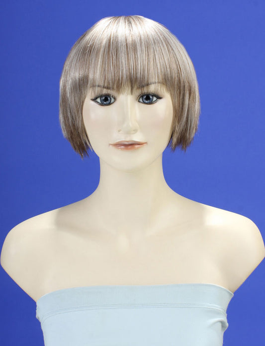 ハロウィンパーティープレミアムレディース W-1007 ブラウンシルバーグレイHL ファンシーキャラクターファッションウィッグ ソフト合成繊維