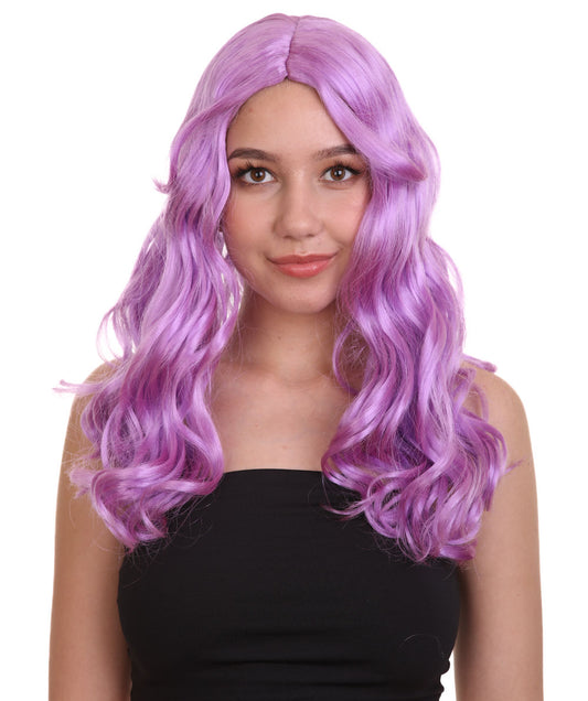 Wigs2you ハロウィンパーティー プレミアム レディース H-1091 アリスウィッグ 鏡の国のアリス Lt パープル色