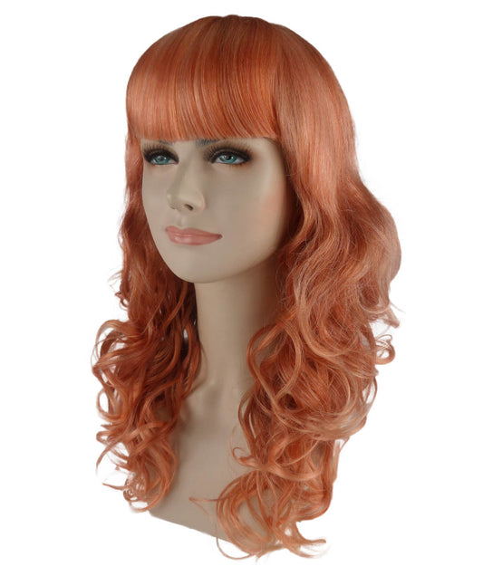 Wigs2you ハロウィンパーティープレミアム H-827 バットマン 女性ジョーカーウィッグ ピーチ色