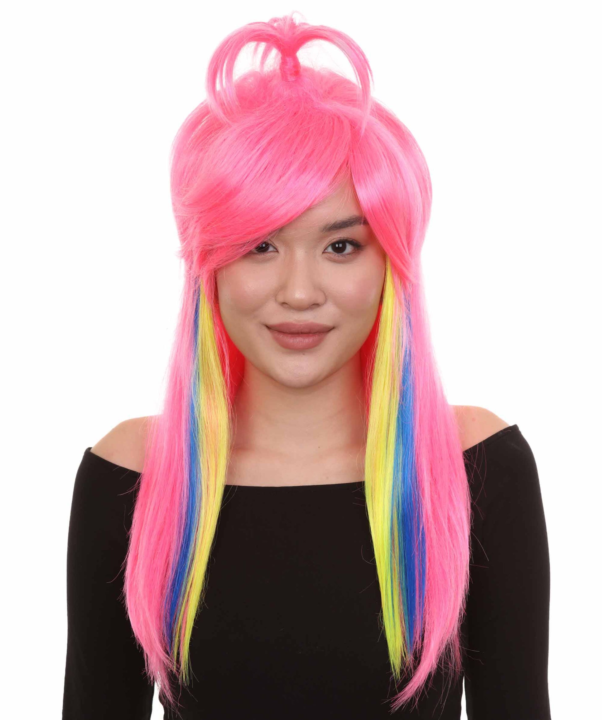 Wigs2you ハロウィンパーティ プレミアムレディース H-2030 着用しやすく とても快適 ファンタジーピンクウィッグ