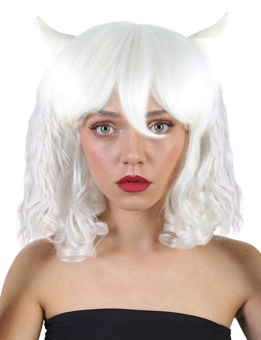 Wigs2you ハロウィンパーティープレミアムレディース H-1461 美しいルックを手に入れよう！独占！コスプレウィッグ Undertale アズリエルスタイル