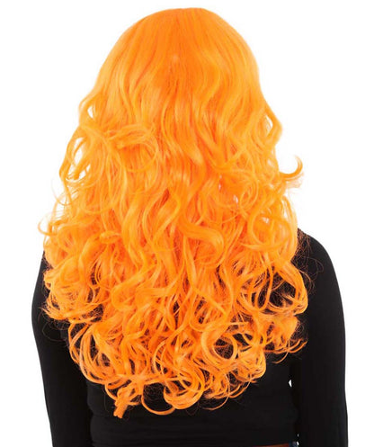 Wigs2you ハロウィンパーティープレミアム H-814 バットマン 女性ジョーカーウィッグ パンプキンオレンジ色