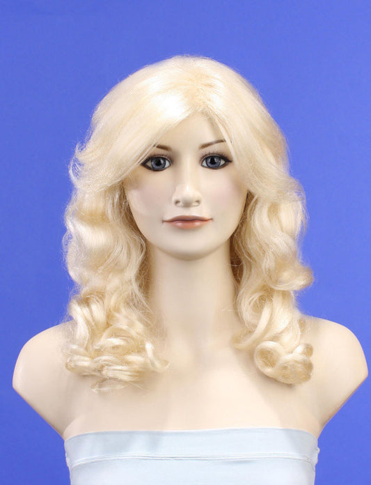 ハロウィンパーティープレミアムレディース H-180 ハローブロンド ファンシーキャラクターファッションウィッグ ソフト合成繊維