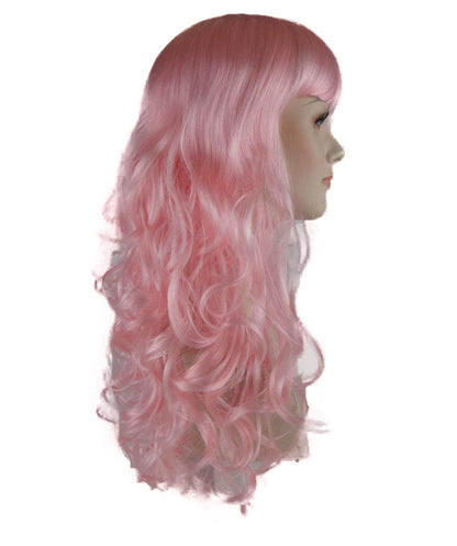 Wigs2you ハロウィン パーティー プレミアム H-825 バットマン 女性ジョーカー ウィッグ ソフトピンク色