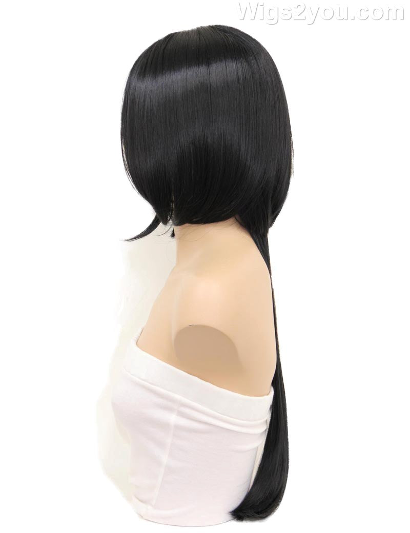 レディースファッション C-046 ロングストレート C-ブラック コスプレ ヒートスタイルウィッグ