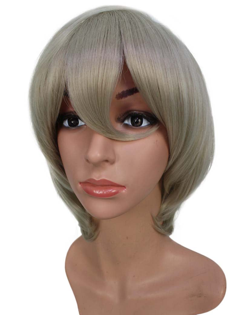レディースファッション C-058 ミディアム C-ダークネイビー コスプレヒートスタイラブルウィッグ
