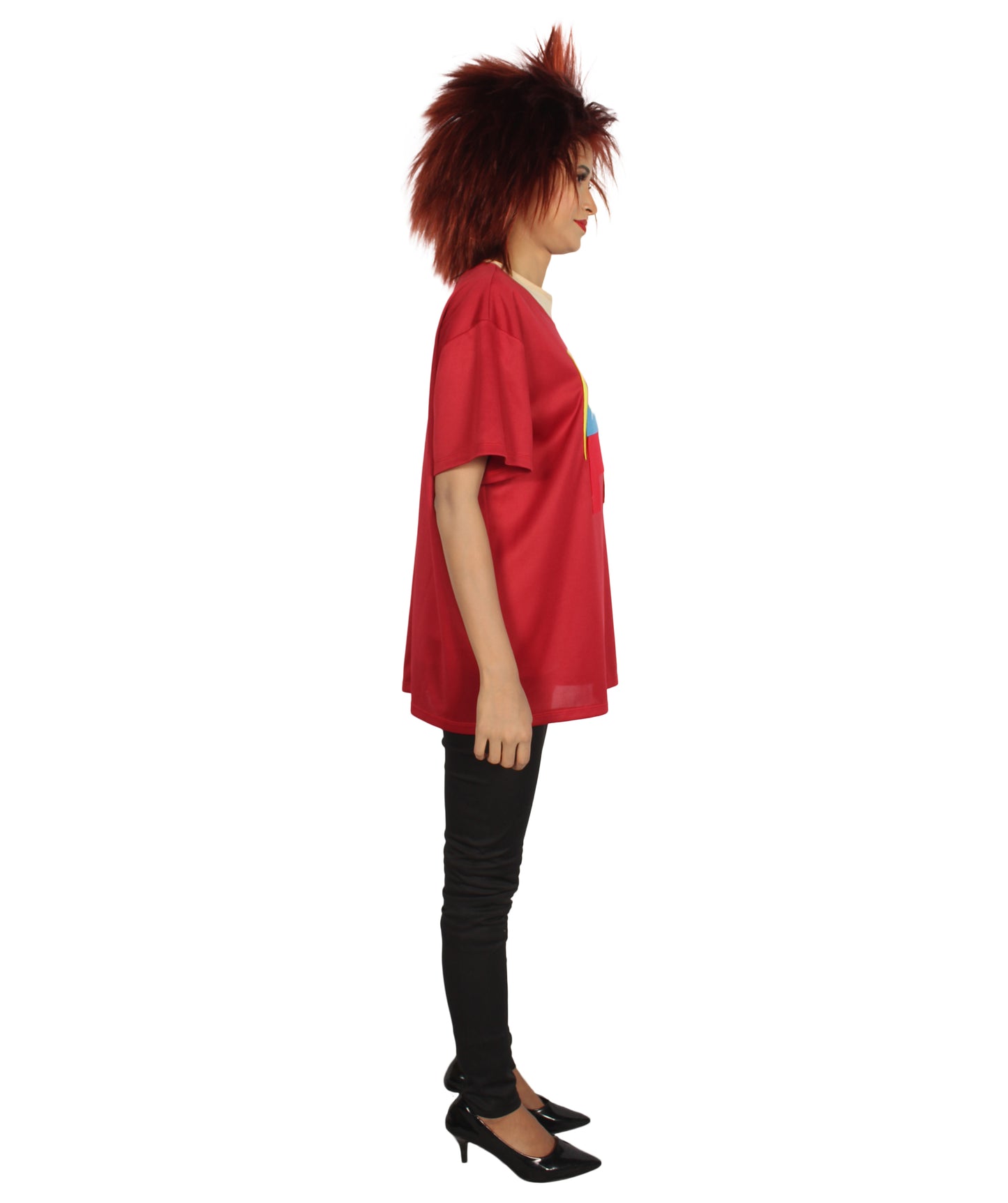 大人用女性向け JCO-174_3 エレファント プレジデント ヘアスタイル T-シャツ コスチューム ワインレッド ハロウィン コスチューム