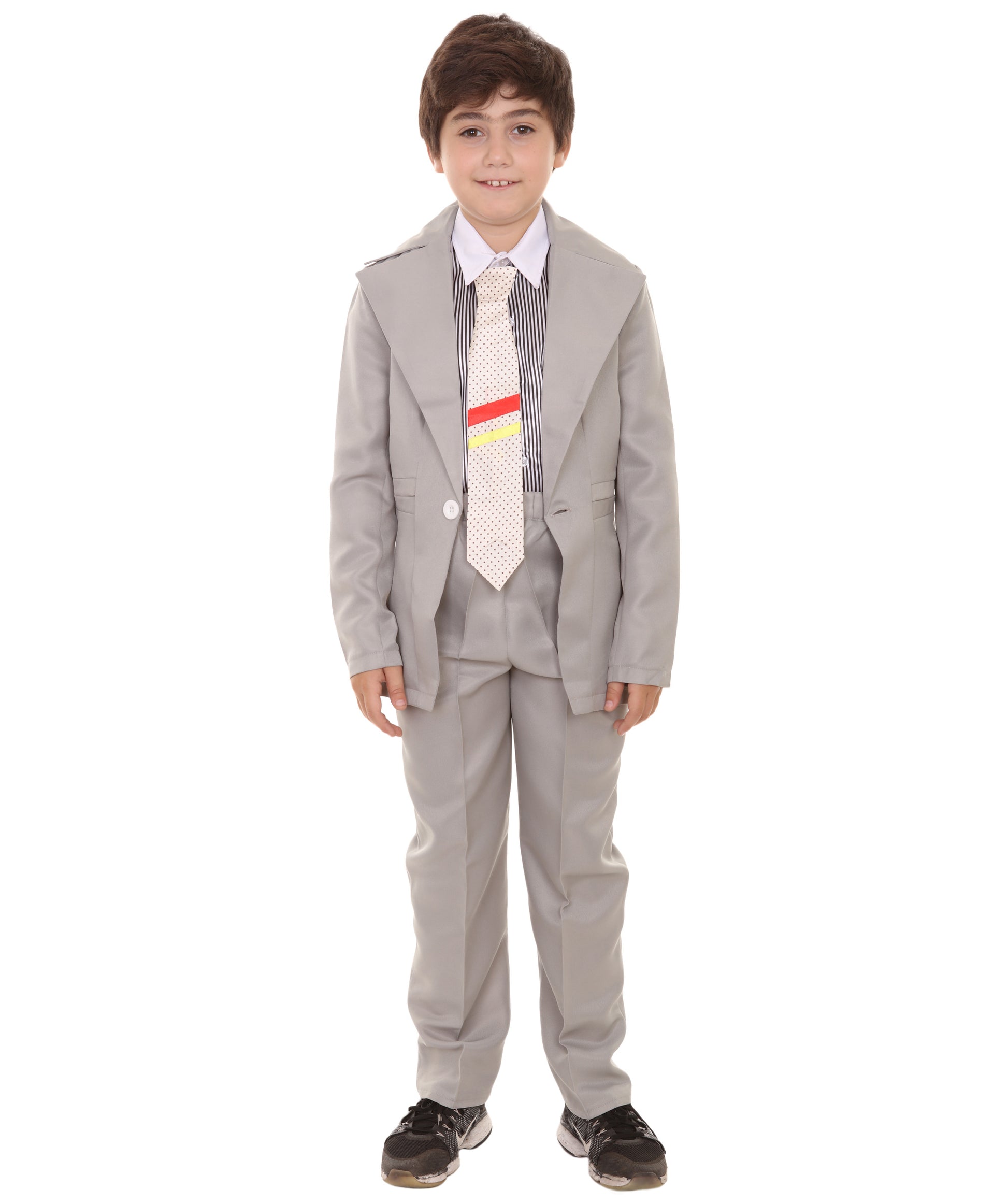 シンガー ボウイ JCP-028_6(Kids) コスプレコスチューム（子供用） グレー