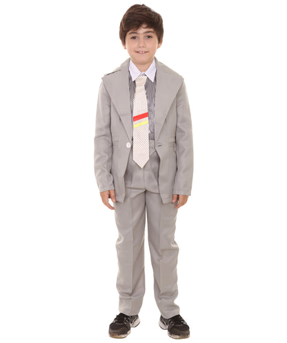 シンガー ボウイ JCP-028_6(Kids) コスプレコスチューム（子供用） グレー