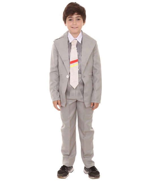 シンガー ボウイ JCP-028_6(Kids) コスプレコスチューム（子供用） グレー