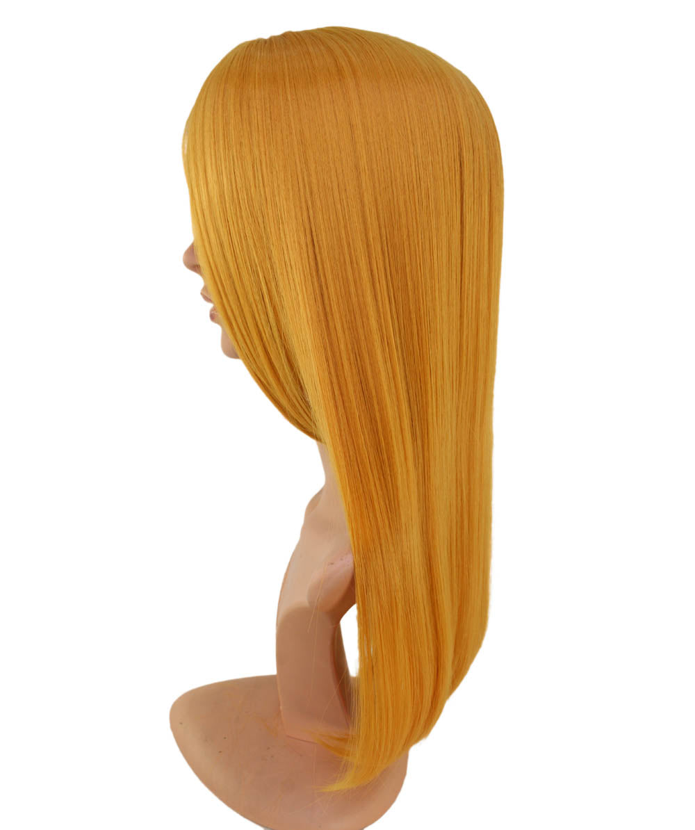 レディースファッション C-054 ロングストレート C-プラチナブロンド コスプレヒートスタイラブルウィッグ