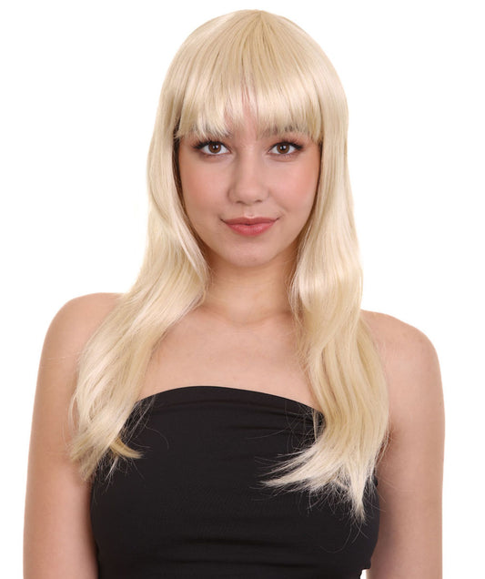 Wigs2you ハロウィン パーティー プレミアム レディース H-1059 とても快適なグラマー グリーン ウィッグ Lt ブロンド カラー