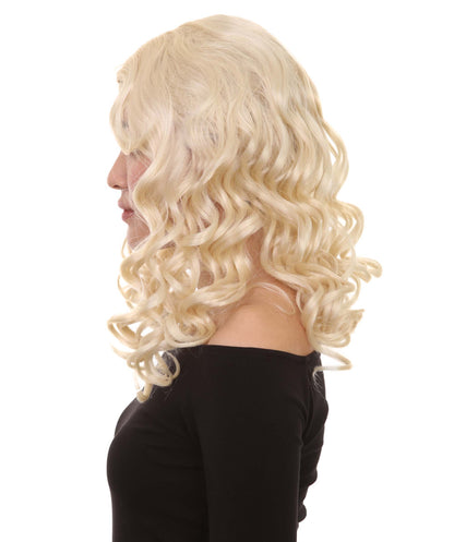 Wigs2you ハロウィン パーティー プレミアム レディース H-1101 とても快適なアリスウィッグ 鏡の国のアリス Lt ブロンドカラー