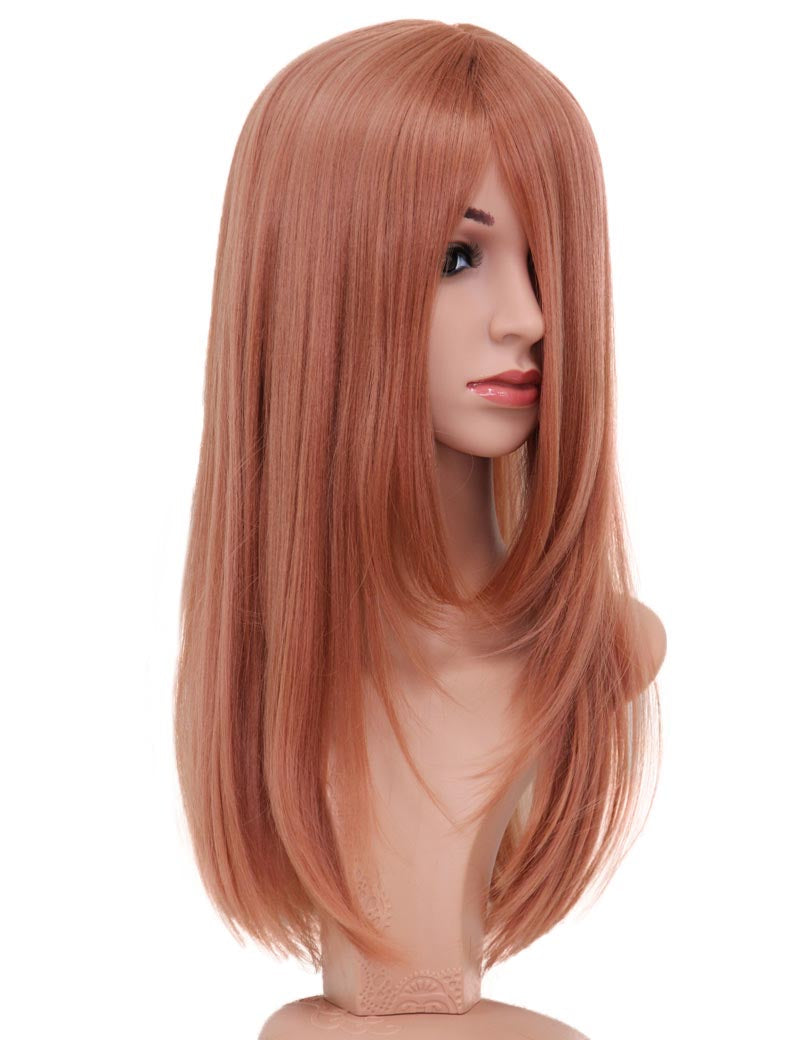 レディースファッション C-054 ロングストレート C-プラチナブロンド コスプレヒートスタイラブルウィッグ