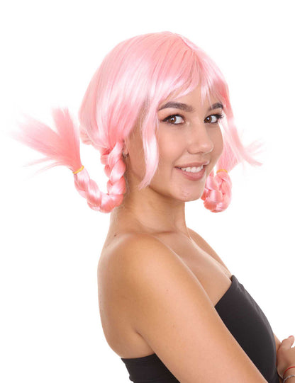 Wigs2you ハロウィン パーティー プレミアム レディース H-1641 簡単装着 とても快適 ピッピ Lt パープル