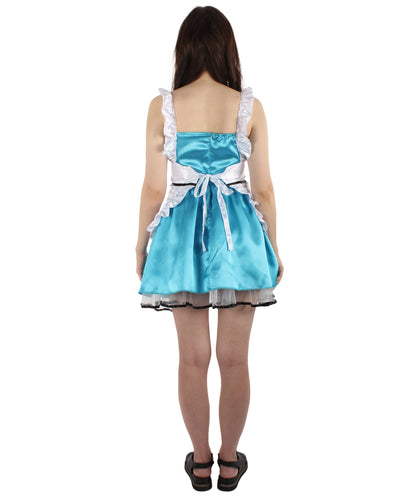 大人用女性 JCO-329_18 セクシーなフレンチメイド制服 レイクブルー コスプレ コスチューム