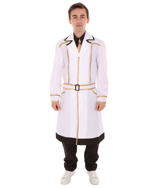 大人の男性用 JCA-024 金木研 Tokyo Ghoul:Re 制服コスチューム ホワイト＆ブラック カスプレ衣装