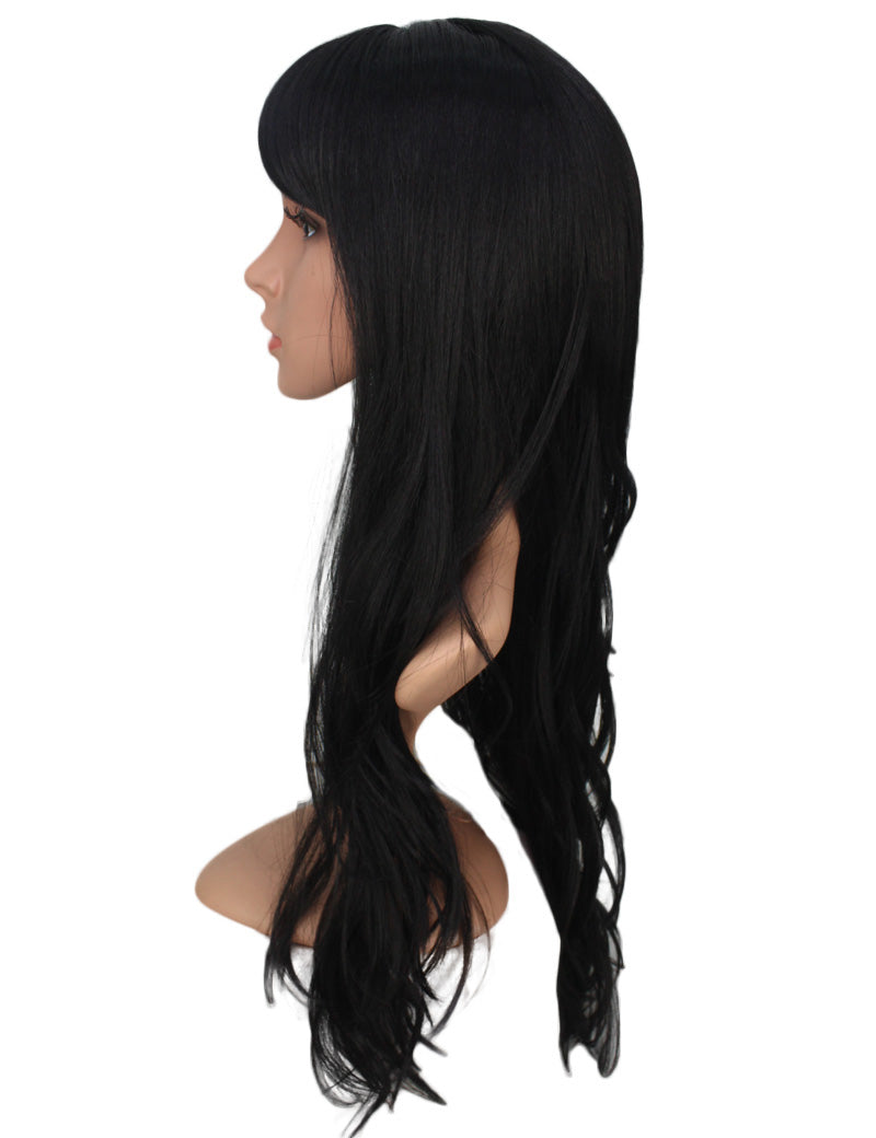 耐熱商品 ロングウィッグ ナチュラルウェーブで女の子らしいスタイルに 74cmで超ロング！ ウィッグネット付き W-519