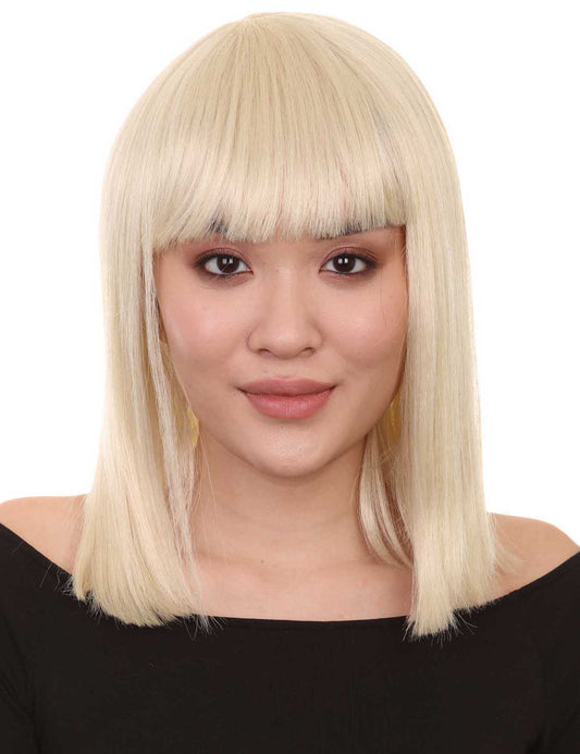 Wigs2you ハロウィンパーティー プレミアム レディース H-662 ブロンドボブウィッグ