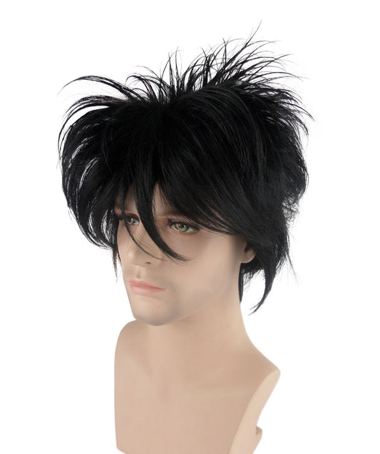 Wigs2you ハロウィンパーティー プレミアム メンズ H-645 シニスター アニメウィッグ ブラックカラー