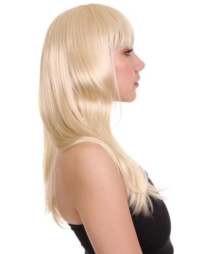 Wigs2you ハロウィン パーティー プレミアム レディース H-1059 とても快適なグラマー グリーン ウィッグ Lt ブロンド カラー