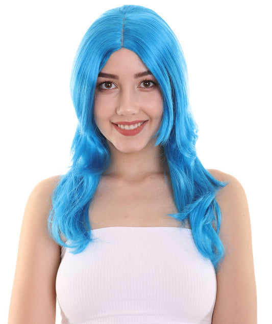 Wigs2you ハロウィンパーティープレミアム H-961 3レイヤーのパーティーガールウィッグ ブルー色