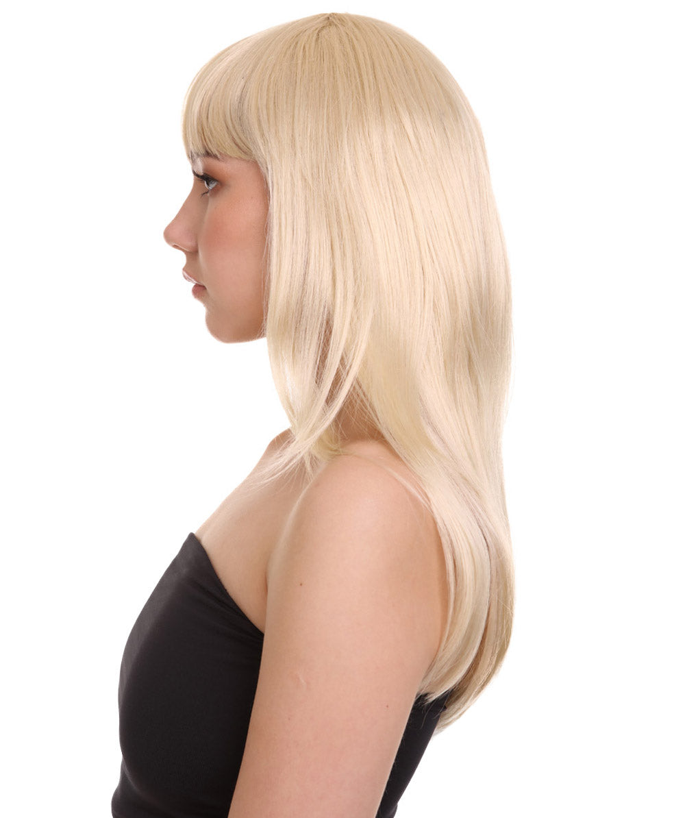 Wigs2you ハロウィン パーティー プレミアム レディース H-1060 とても快適なグラマー グリーン ウィッグ ブロンド カラー