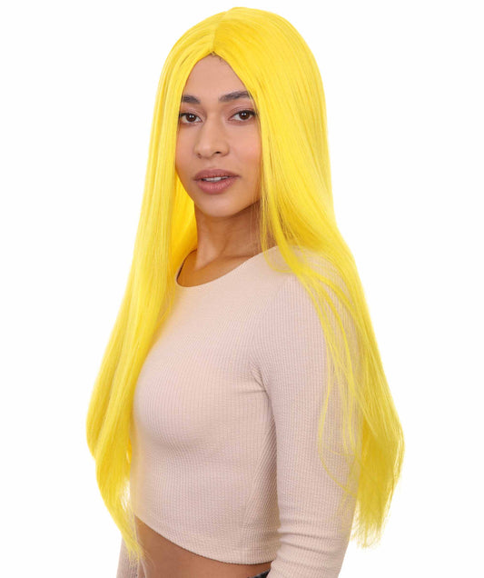 Wigs2you ハロウィンパーティープレミアム H-854 悪の花嫁 II 女性ウィッグ イエロー色