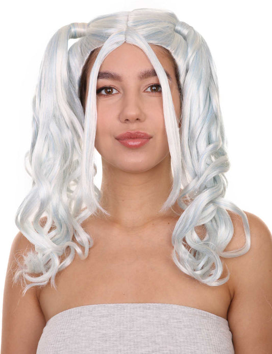Wigs2you ハロウィンパーティー プレミアム レディース H-760 ドリー ピグテール ウィッグ スカイブルー色