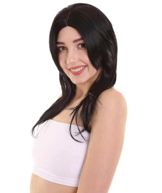 Wigs2you ハロウィンパーティープレミアム H-947 3レイヤーのパーティーガールウィッグ ブラックカラー