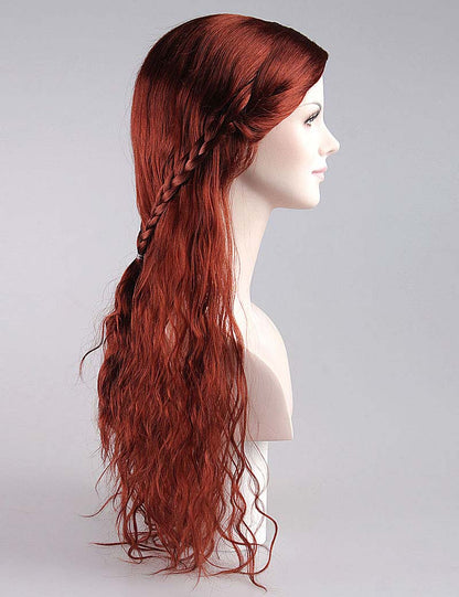 Gilded Goddess Wigs Collectionウィッグ コレクション | ロングレディースキャラクターコスプレハロウィンウィッグ | プレミアム通気性キャップレスキャップ H-370