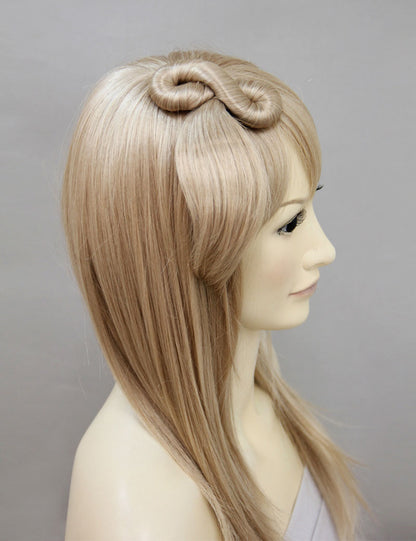 女性 W-8221 のおしゃれな アッシュブロンド テールフィーチャーヘアアクセサリー 合成繊維