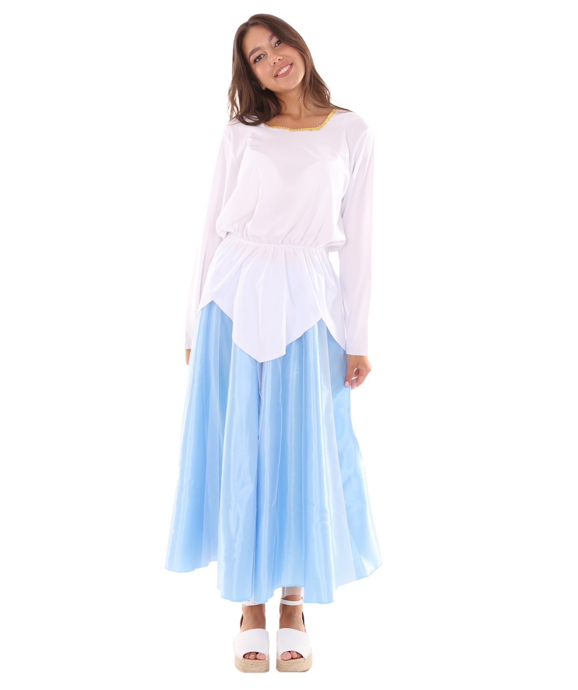 女性 JCP-106 の妖精の母コスチューム ホワイトのコスプレコスチューム