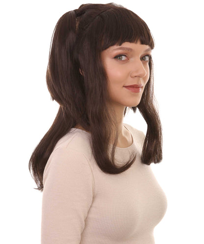 Wigs2you ハロウィンパーティープレミアム レディース H-809 バナナエンジェルウィッグ ダークブラウン色