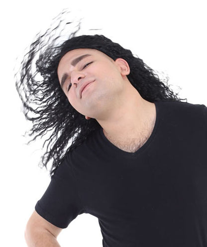 Wigs2you ハロウィンパーティープレミアム メンズ H-619 マウイウィッグ モアナ ブラックカラー