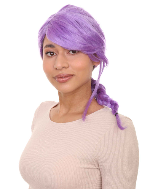 Wigs2you ハロウィン パーティー プレミアム レディース H-1169 とても快適なライラック編み込みウィッグ