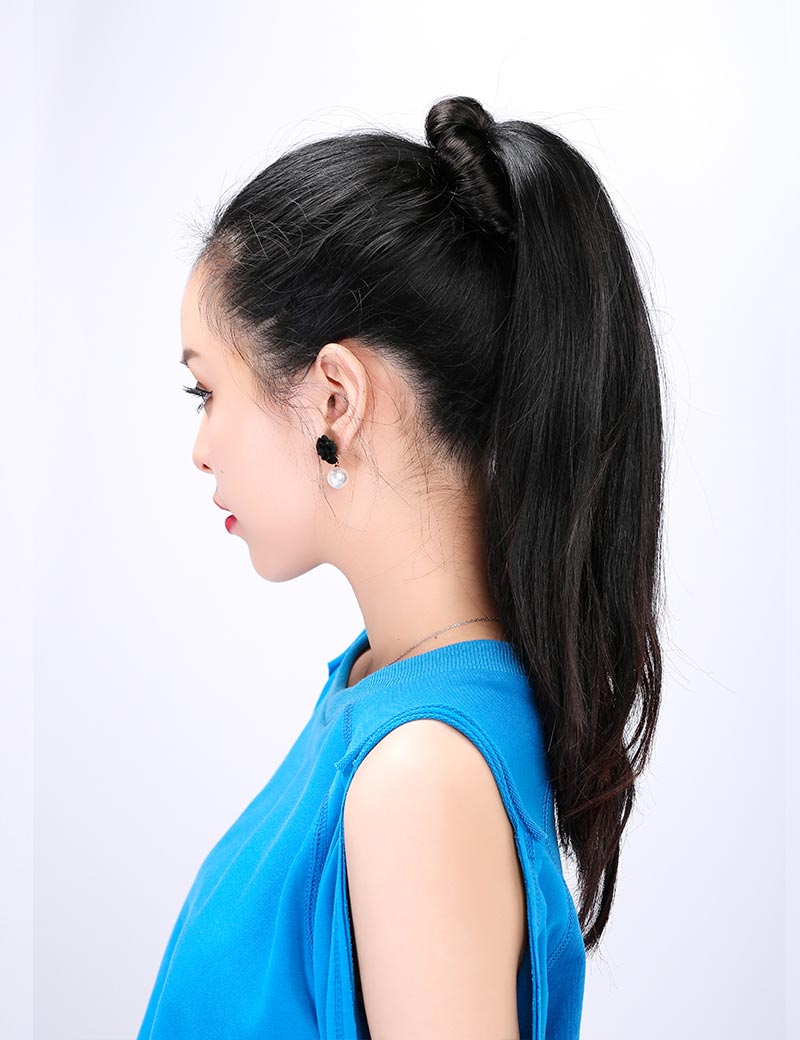 ヘアアクセサリー ゴムが隠せてオシャレに変身 シンプルなアクセサリーです♪留め具でしっかり固定できます W-8257