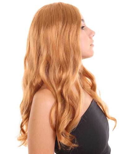 ハロウィンパーティープレミアム レディース H-5358 アースプリンセスウィッグ ブラウン