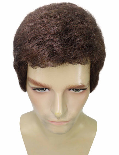 ハロウィンパーティープレミアム大人用メンズ「ジョジョの奇妙な冒険」の空条徐倫の茶色のウィッグ H-5687